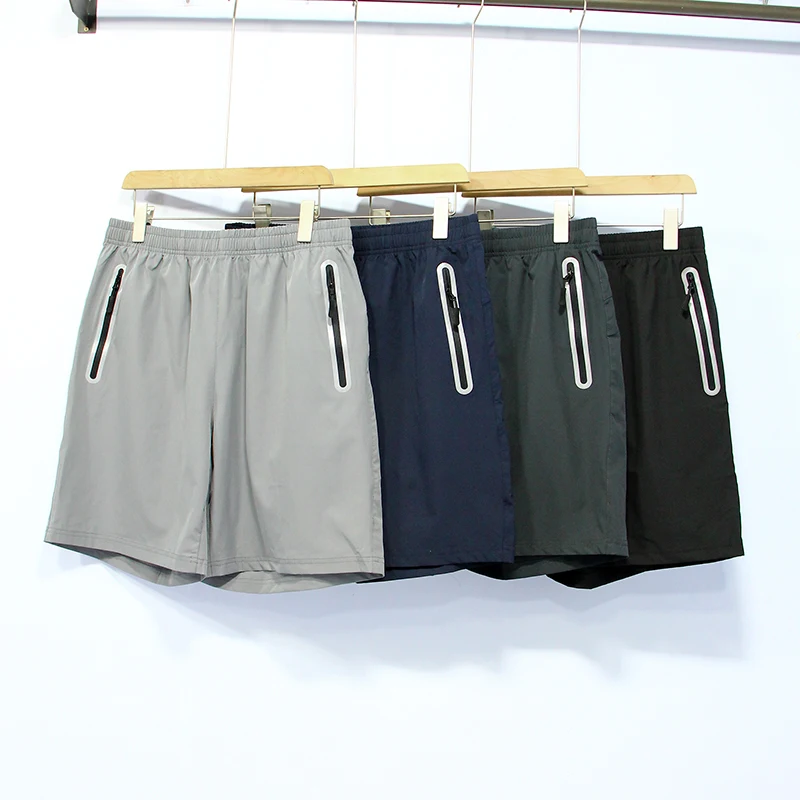 

Летняя мужская тонкая спортивная одежда Qui Dry, светоотражающие свободные брюки для бега, повседневные брюки длиной пять четвертей