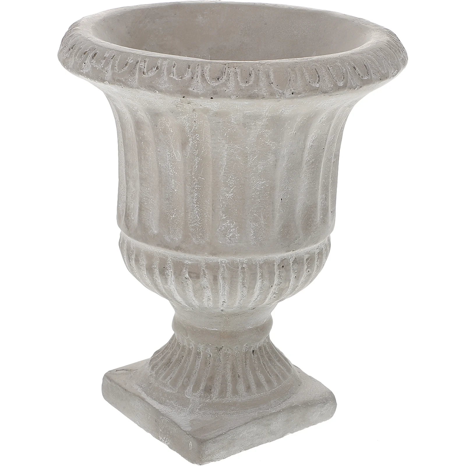 

1Pcs Cement Flower Vase Simple Style Flower Arrangement Bottle Stable Base Indoor Home Office Centerpiece Adornment Gift