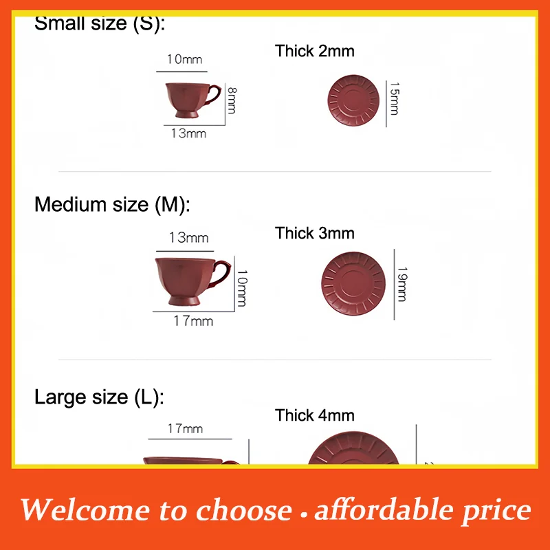 ^1Set new Toys Dollhouse French Mini Coffee Cup And Saucer Kit Alloy Miniature Afternoon Tea Scene Decoration Doll Accessories