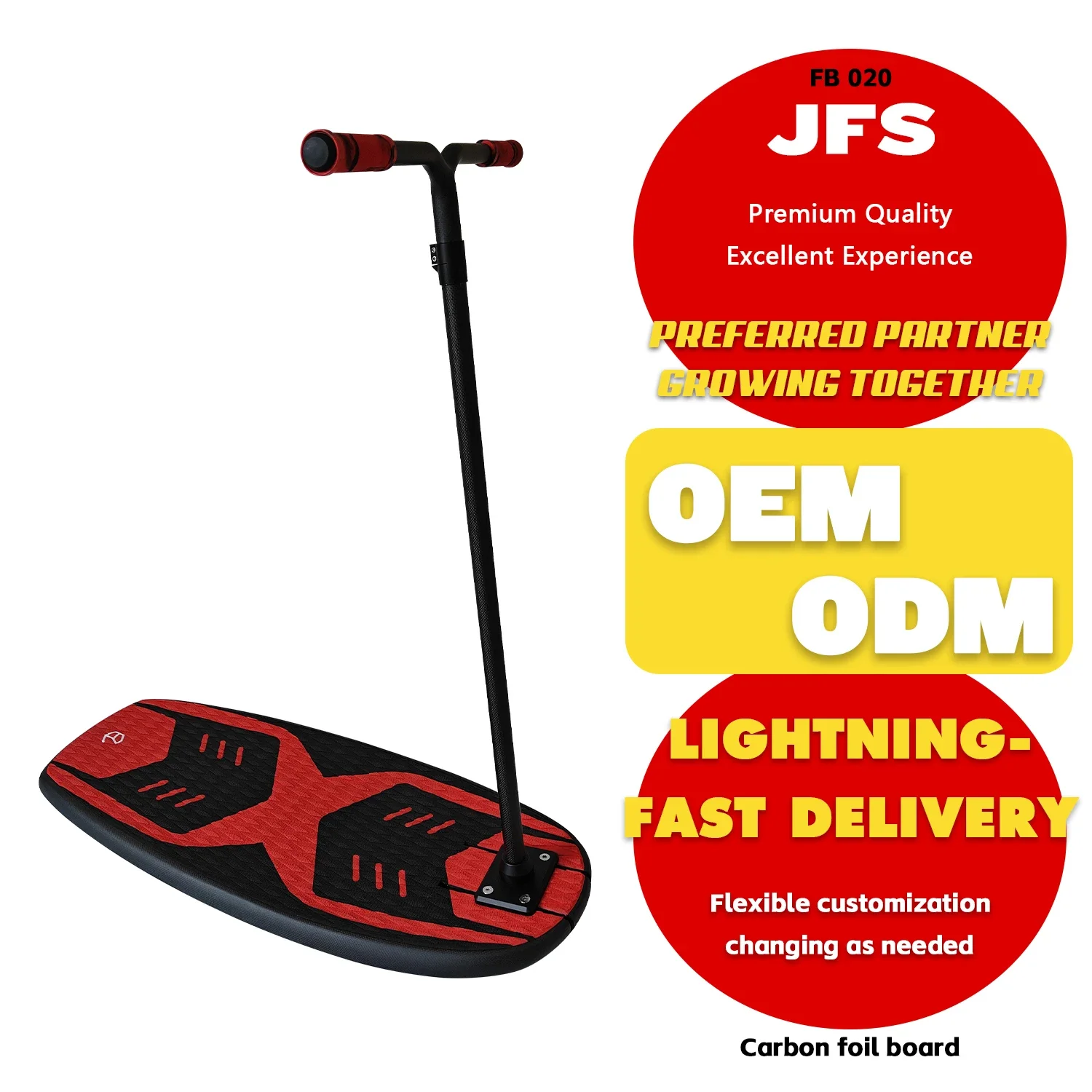 New 96 cm Lightweight Carbon Foil Surfboard All-in-One Hydrofoil Pump Board Springboard Convenient Foam Board Scooter