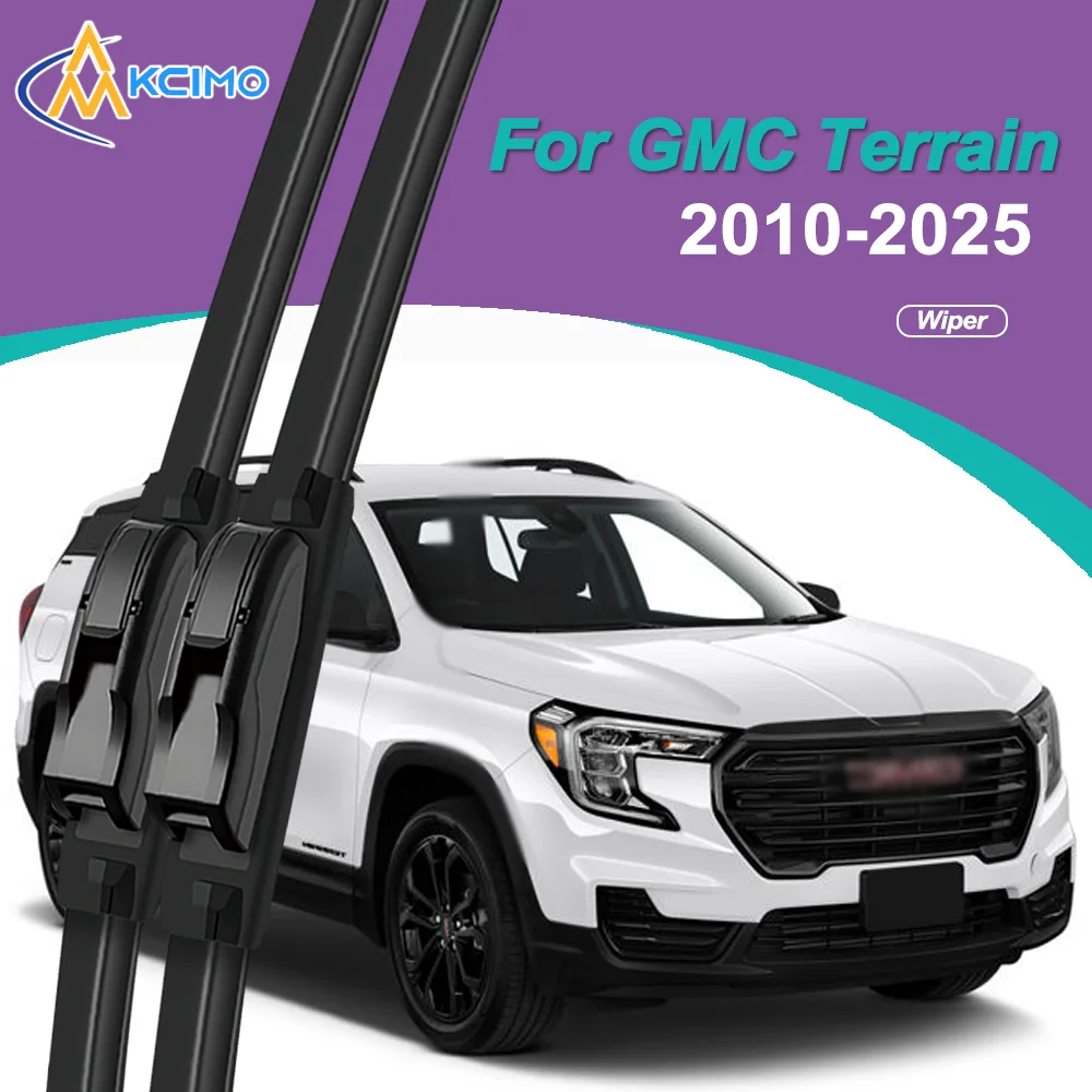 

Windshield Wiper Blades For GMC Terrain 2010-2025 Extreme-Temperature Resistant, SilentGlide™ Tech - Streak-Free Cleaning