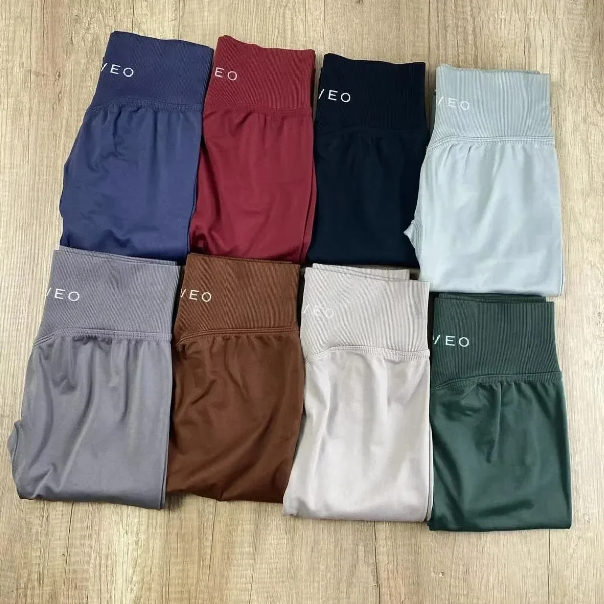 TEVEO طماق سلس اليوغا طماق للنساء منتصف الخصر مشد اللياقة البدنية الجوارب تكدرت الوركين ممارسة طماق مرونة اليوغا بانت