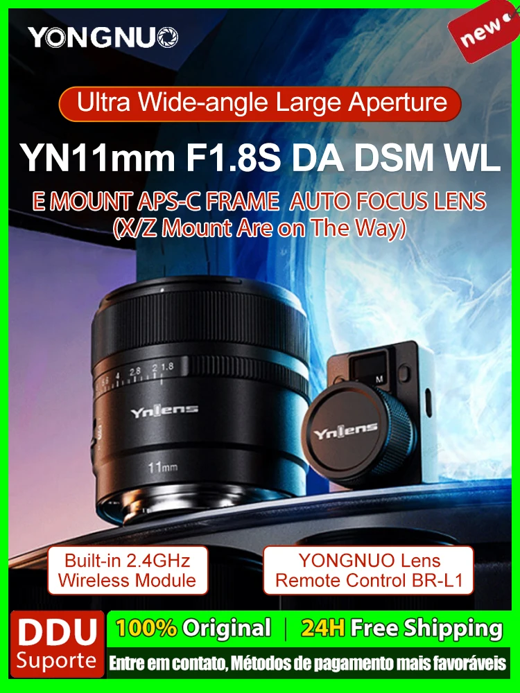 YONGNUO YN11mm F1.8S DA DSM WL カメラレンズ リモコン付き 11mm