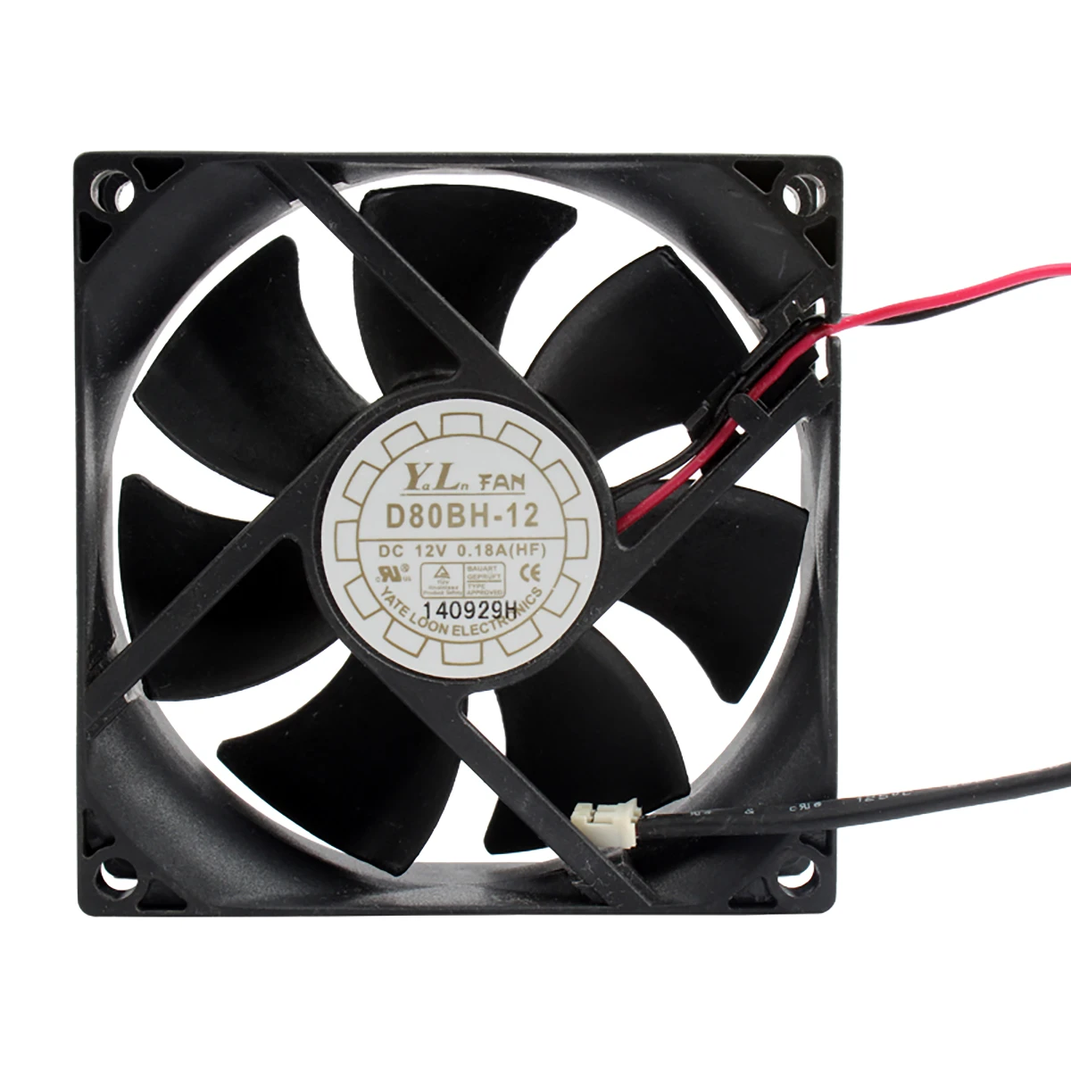 

Original D80BH-12 DC12V 0.18A 8025 chassis power supply cooling fan