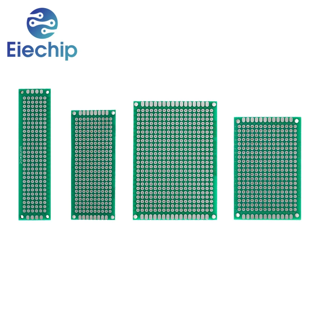 4PCS /Lot PCB Board Kit Double Sided Prototype Board 5x7 4x6 3x7 2x8cm Each 1PCS Diy Electronic Circuit Boards