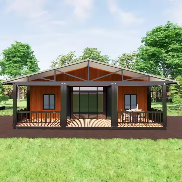 Customized Expandable Prefabricated Steel Sandwich Panel Container House For Apartment Use Mobile Homes Detachable Design