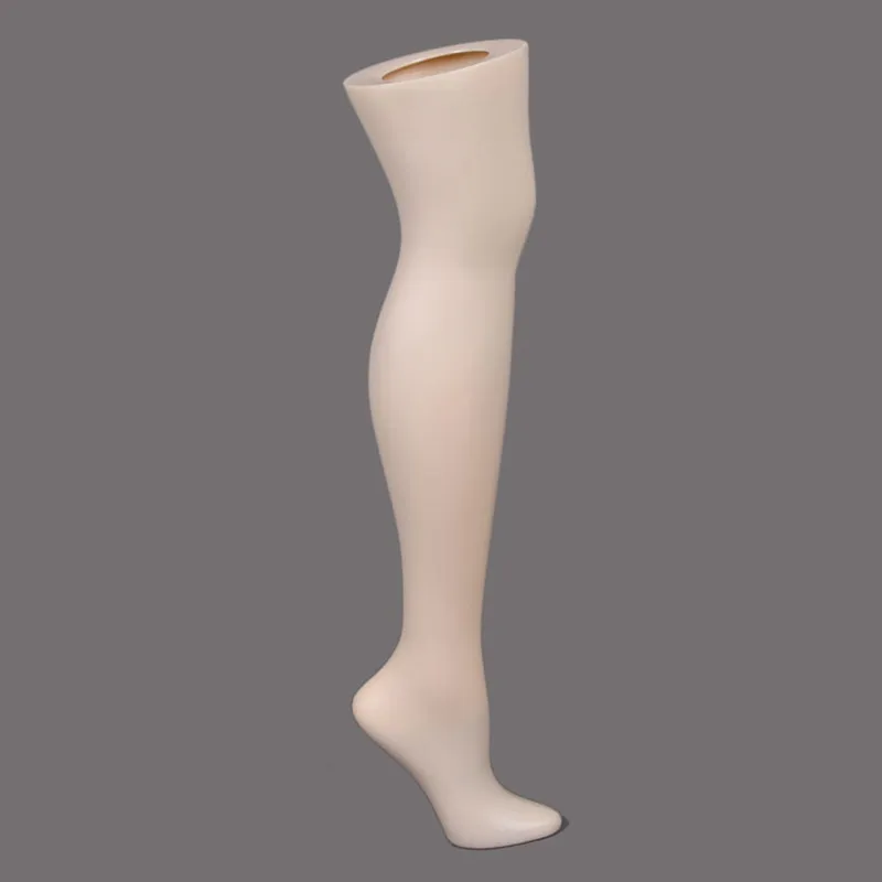 1 Silk Sock Leg Model Women\'s Medium Tube Sock Mold Plastic Stand Upright Leg Mold Stocking Feet Stocking Display