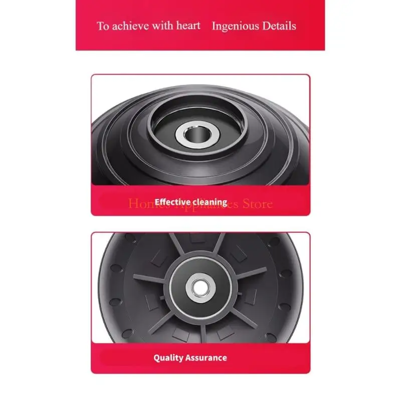 Cabeça limpeza acionamento direto rodas peças cabeça limpeza acionamento direto para v10 11