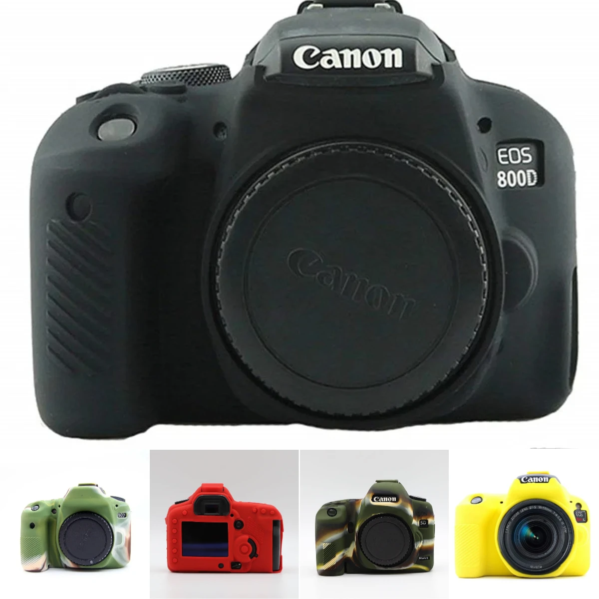 For Canon EOS R50 R 90D 850D T8i 250D 6D II 6D2 5D3 5D4 1300D 800D SL3 T7i T6 Body Cover