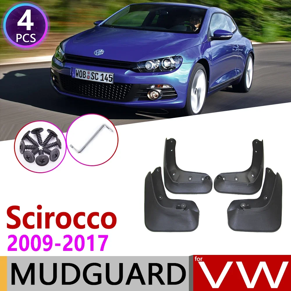 

Car Mudflap for Volkswagen VW Scirocco 2009~2017 Fender Mud Guard Splash Flap Mudguards Accessories 2010 2011 2012 2013 2014