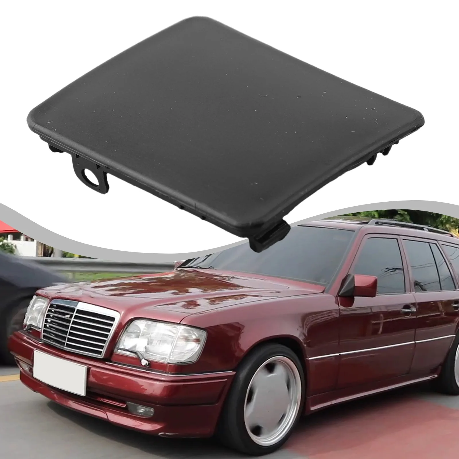 Convenient to Use Mount Cover Cap for Mercedes For Eclass For W124 1986 1995 Quick Install ABS Material Black Color