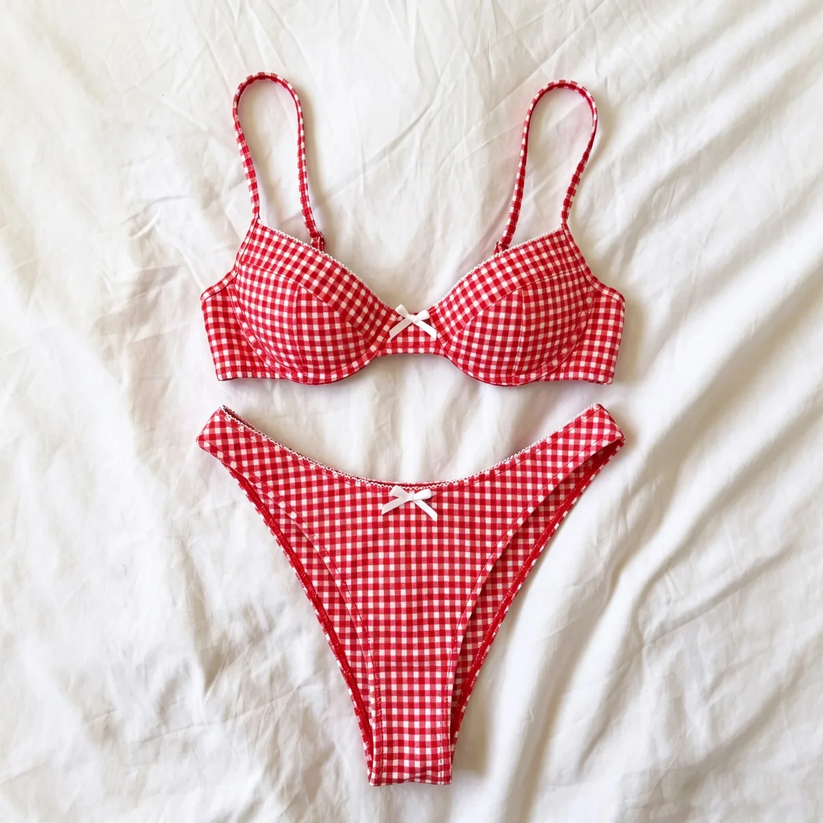 Micro Bikini Set Sexy Badeanzug Damen 2026 Neue Bademode Bedruckter Badeanzug Push-Up Badeanzug Bandeau Biquini Strandkleidung