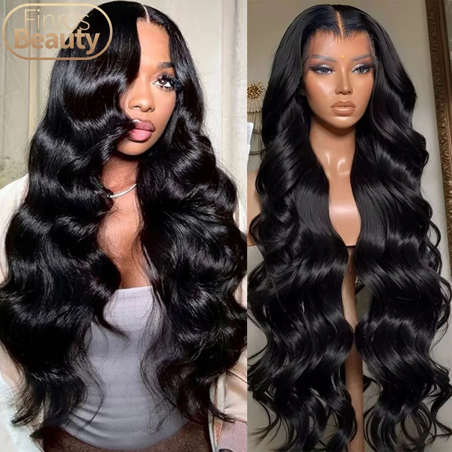 Body Wave Human Hair Lace Frontal Wigs For Women 13x4 13x6 HD Lace Frontal Wig 30 40Inch Transparent Brazilian Loose Wave Wig