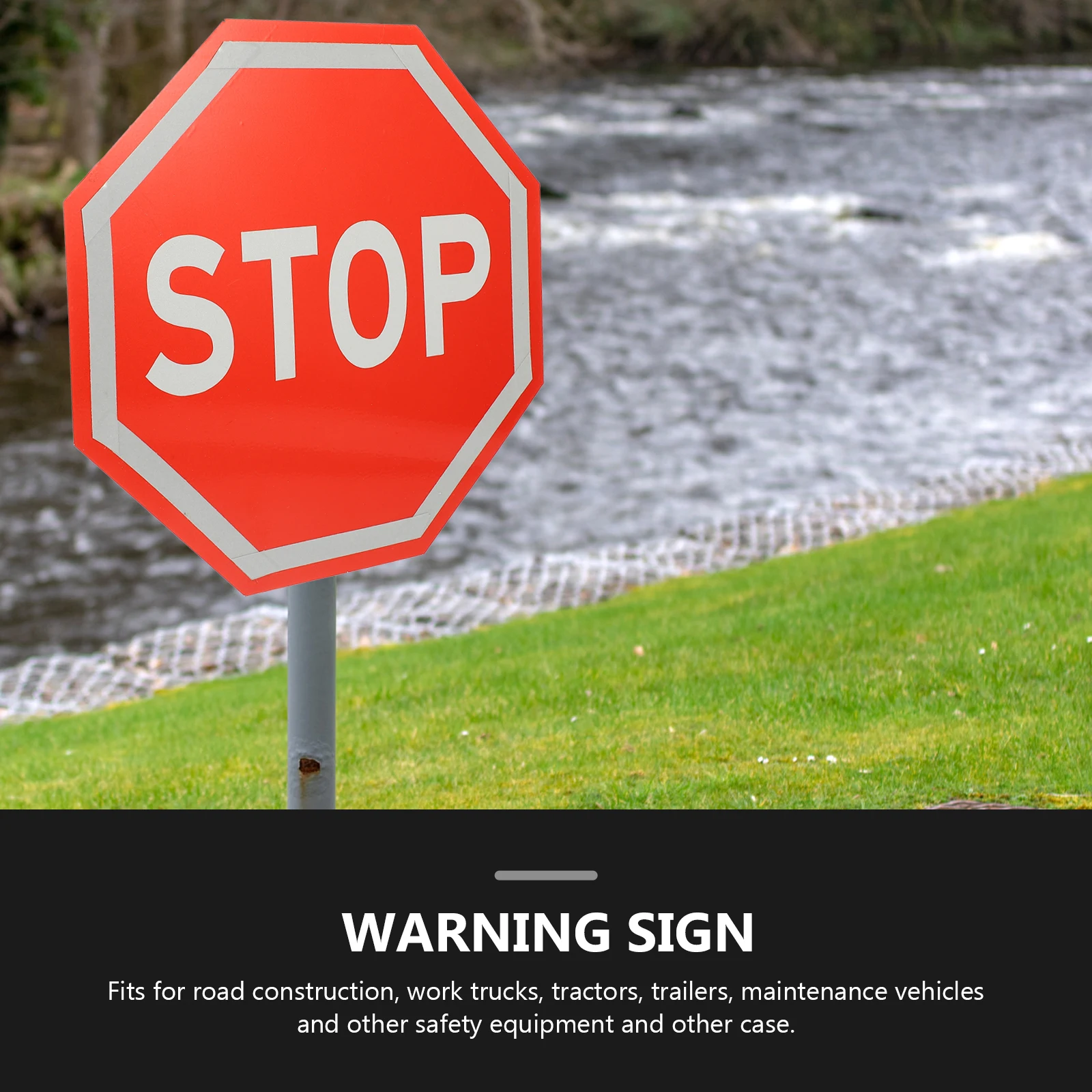 

25x25cm STOP Safety Plates Road Warning Markers Outdoor Parking Reflective Traffic Stop Sign Traffic Warning Sign Signs
