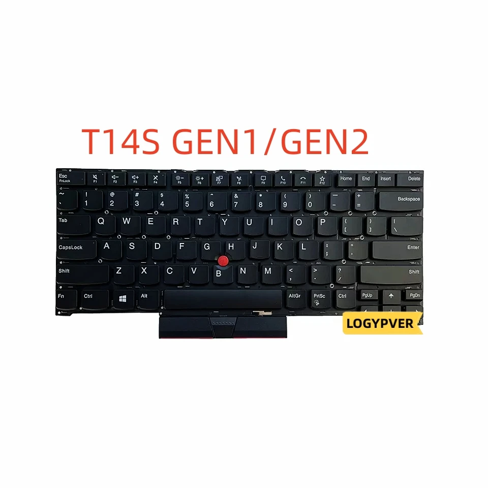 Imagem -03 - Teclado Portátil para Lenovo Thinkpad Eua Inglês Retroiluminado E14 R14 s3 Gen2 E15 R15 L14 P15v T15p L15 Gen1 T14 P14s T15 T14s