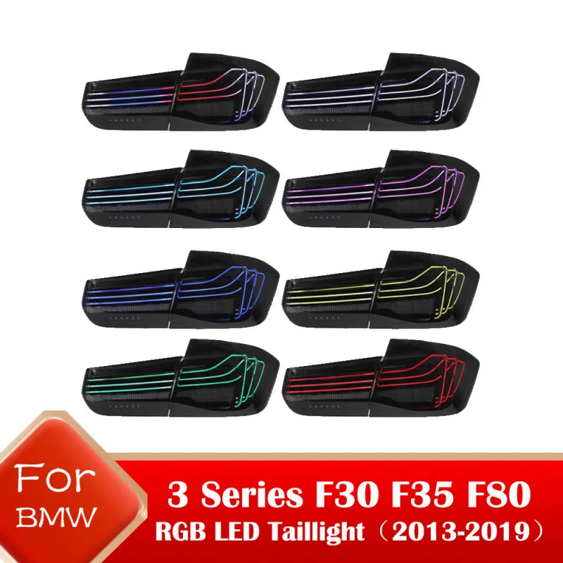 Taillight For BMW 3 Series F30 F35 2013-2018 Models Tail Light Assembly Modification CSL Floating Driving Turning Signal Light