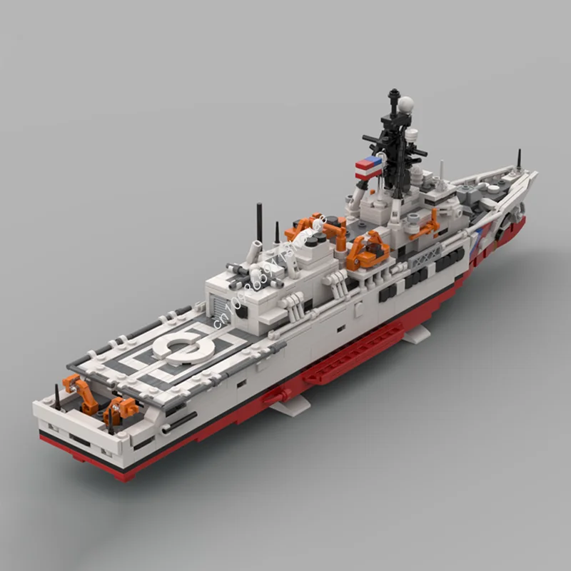 1081pcs MOC USCGC Argus WMSM915 Creator Model Building blocks Kids DIY Birthday Modular craft toys Architecture Christmas gifts
