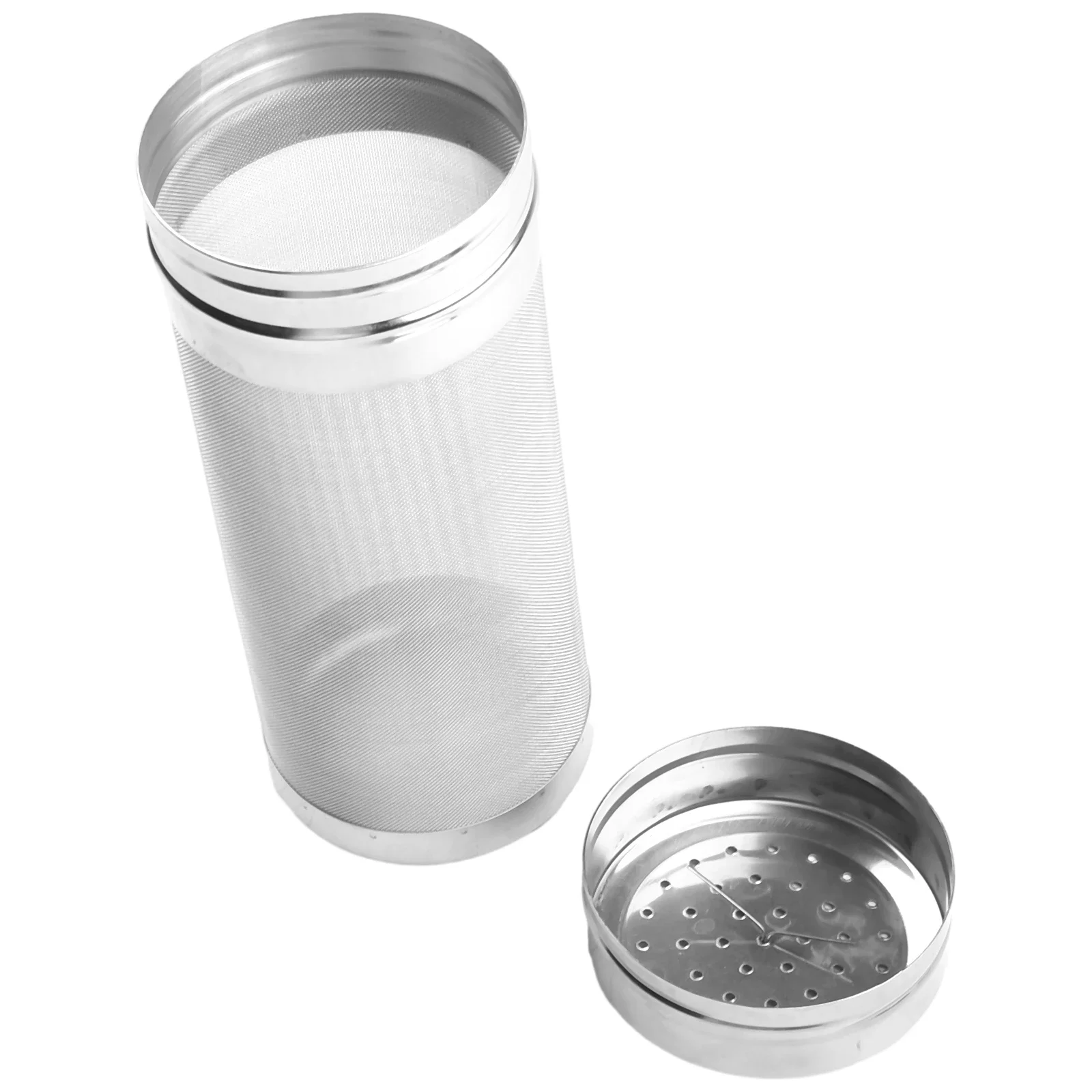 1Pc Beer Brewing Hopper Stainless Steel Hop Filter Cartridge Hopper Filter Strainer 300 Micrometer Mesh Hop Beer Filter