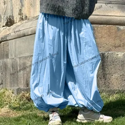 Autunno e inverno nuovi piedi legati gambe larghe lanterna pantaloni Harlan pantaloni da ricerca banner da donna Europa e America
