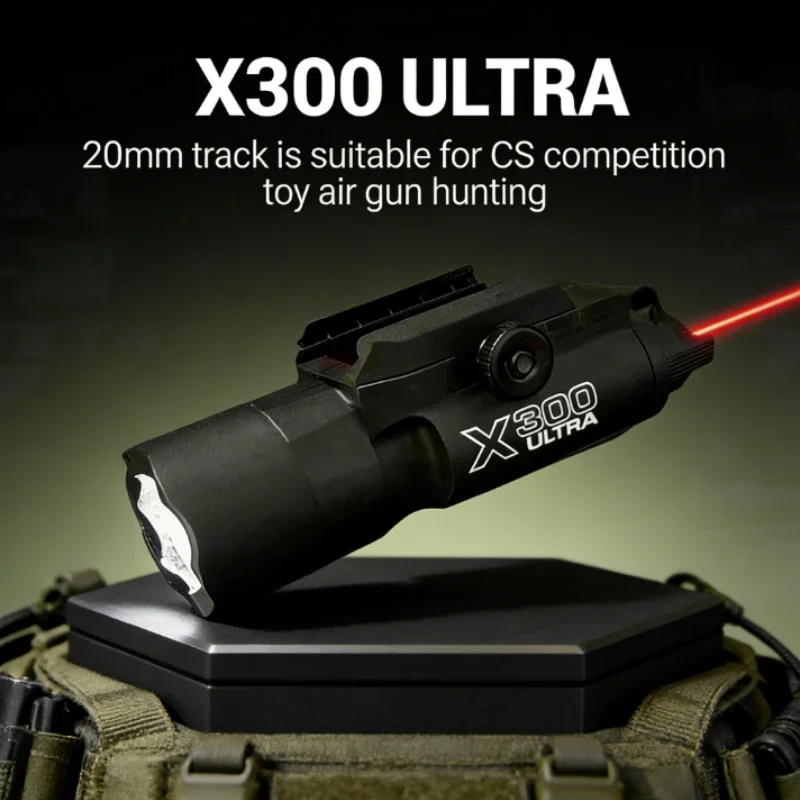 

X300 Tactical Lighting Tool 20mm Rail for Airsoft Guns CS Matches Wargames Outdoor Hunting