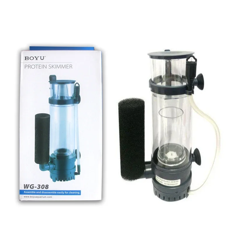 110V 220V BOYU WG 308 310 Nano Aquarium Internal Protein Skimmer Sump Pump for Saltwater Marine Reef Needle Wheel Venturi Pump