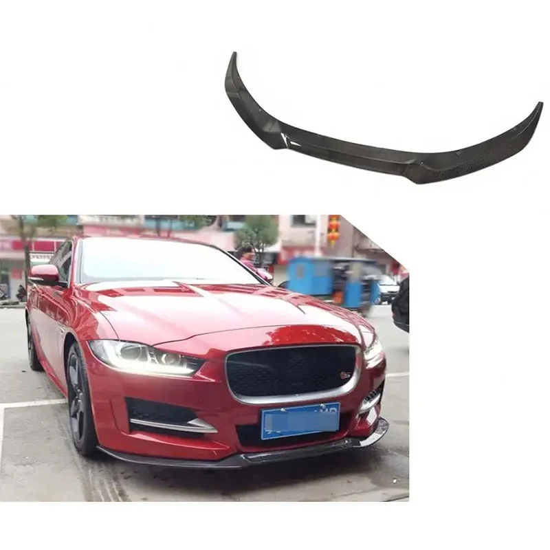 Real Carbon Fiber Front Lip Spoiler for Jaguar XE 2015-2016 Performance Enhancement