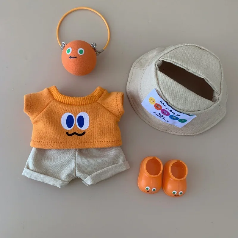 Ubranka dla lalek Labubu o wysokości 17 cm, generacje pierwsza, druga i trzecia, identyczne ubranka dla lalek bawełnianych w stylu Mayday.