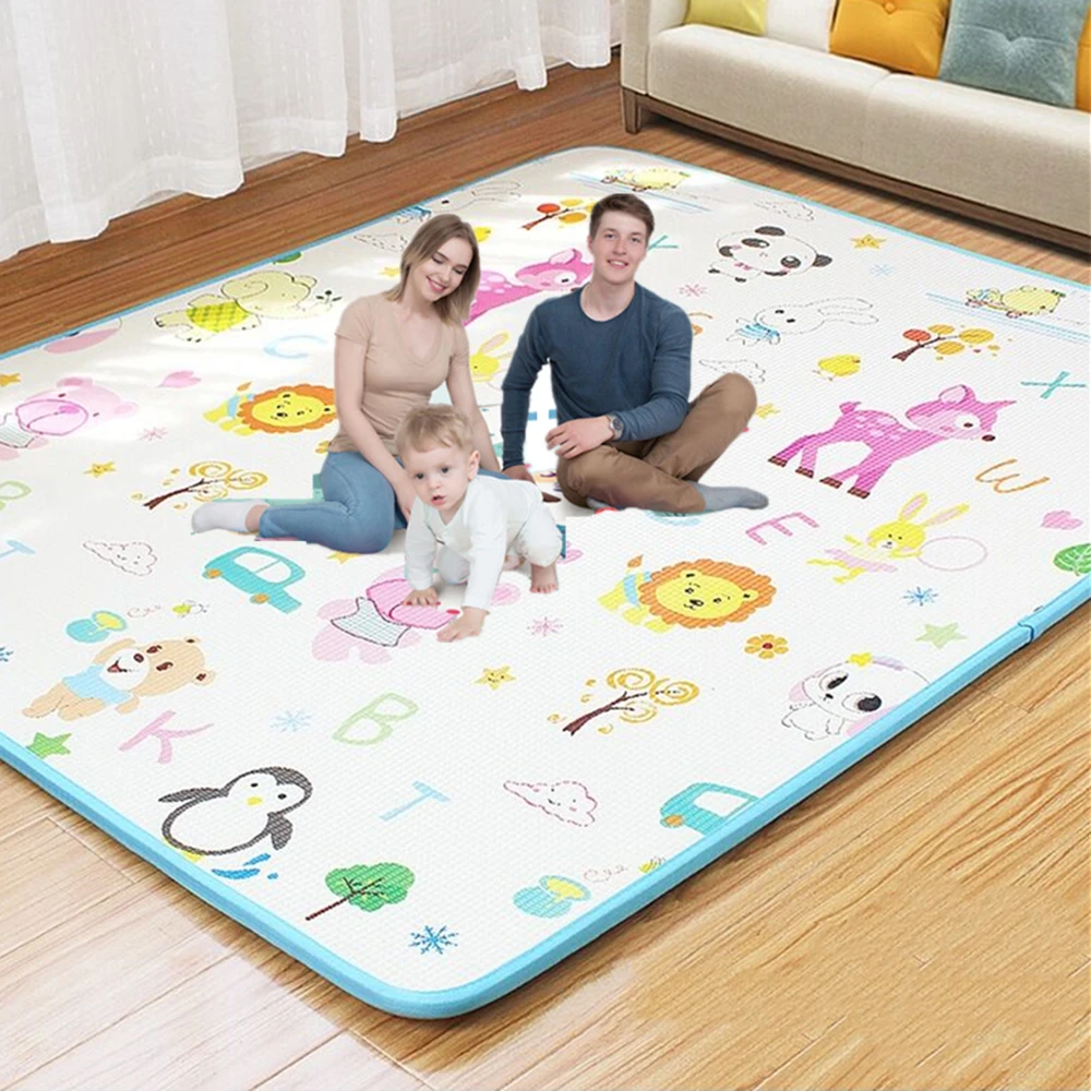

Thicken Baby Crawling Play Mats High Quality EPE Environmentally Friendly Folding Mat Carpet Play Mat for Children's Safety Rugs