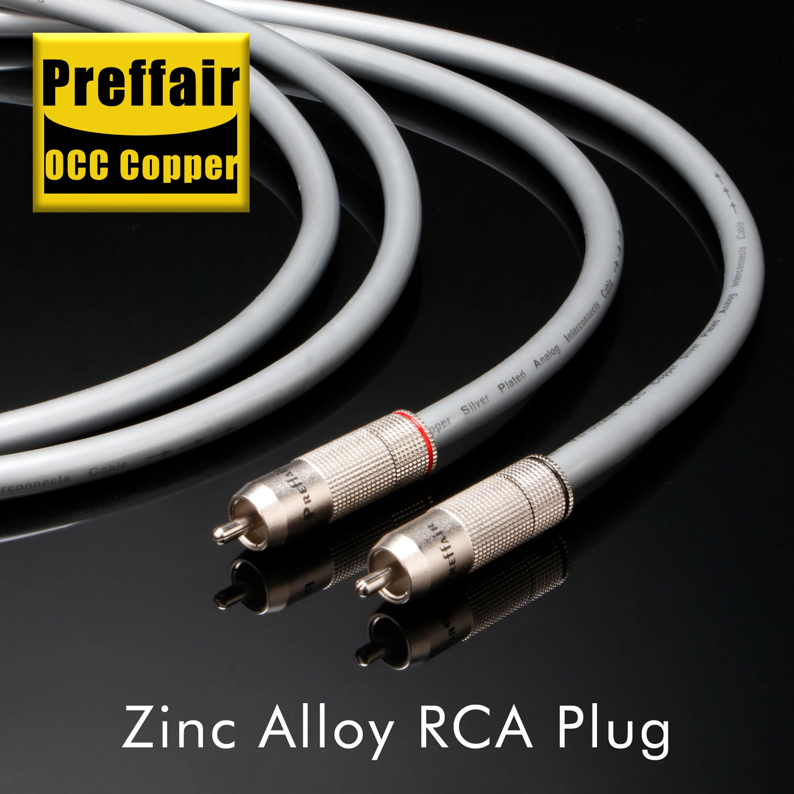 Paarweise 60-adriges XLR-Kabel RCA-Kabel OCC Versilbertes Verbindungskabel Einzelnes Audio-Verlängerungskabel Audio-Video-Kabel – Detail 5
