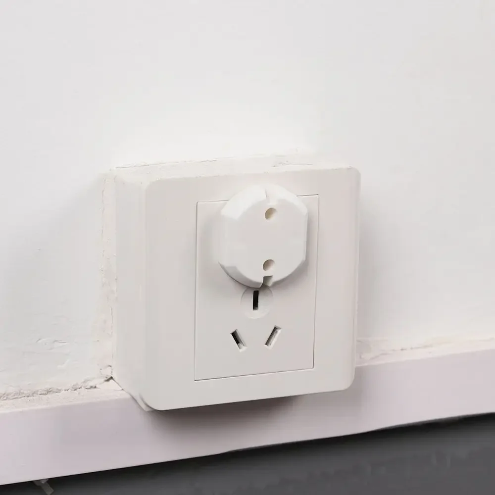 Safe Electric Protection Security Locks European Standard Protector Cover Anti-Electric Power  Plug Outlet Guard