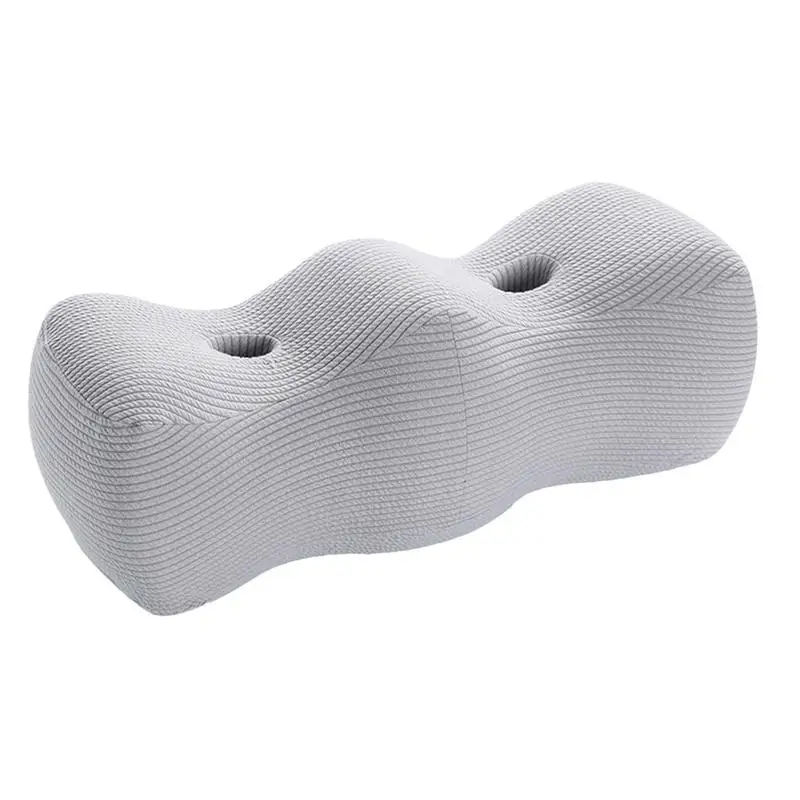 

Rockible Knee Pillow For Side Sleepers Leg Pillow Height Memory Foam Bed Pillow For Lower Back Grey Ankle Elevation Pillow