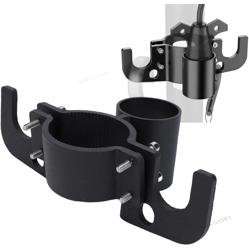 

Aluminum Trailer Towing Chain Organizer with 7-Way Plug Holder- Heavy-Duty RV Tongue Jack Accessories Trailer Towing Device