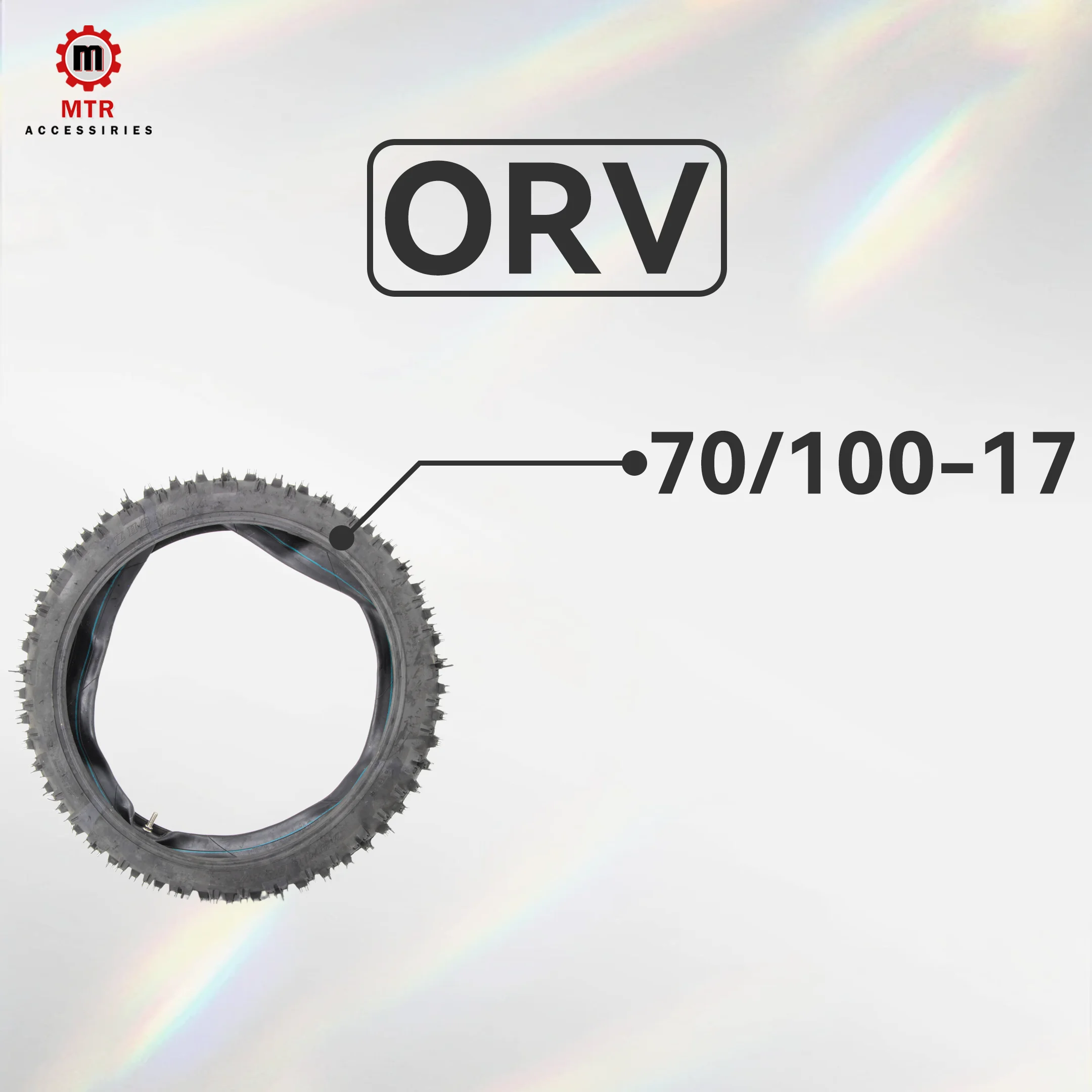 17 بوصة الإطارات الترابية دراجة على الطرق الوعرة الإطارات 70/100-17 بوصة الأنبوب الداخلي ل ORV