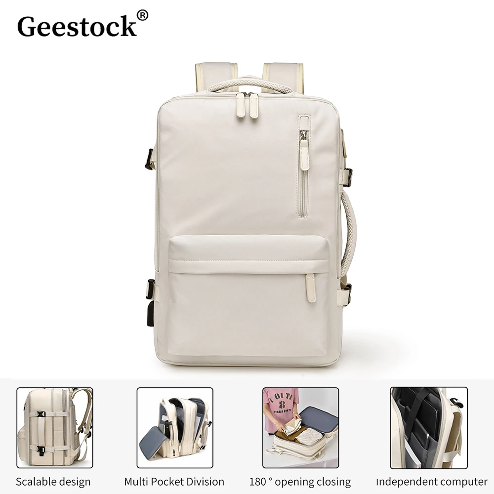 

Geestock Women's Cabin Travel Backpack easyjet backpack 45x33x20 Laptop Bag Large Capacity Carry-On Backpack Luggage for Airline