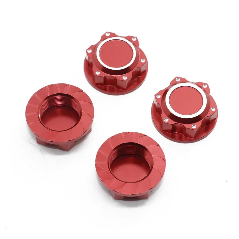 ARRMA ARA110002T1 Genuine 1/5 Scale Kraton 8S Aluminum Wheel Lock Nut Tire Nut Knurled Anti-Loose Hub RC Truck Upgrade Parts - Image 2