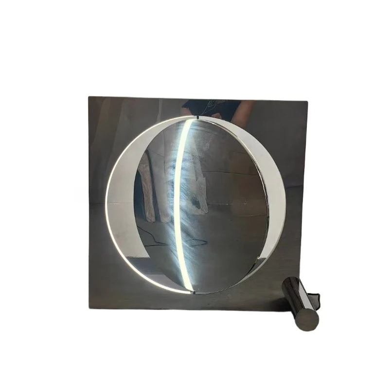 

Торшер из нержавеющей стали с луной, модель гостиной, комната, Интернет-знаменитости, проживание в семье, декоративное искусство, настольная лампа