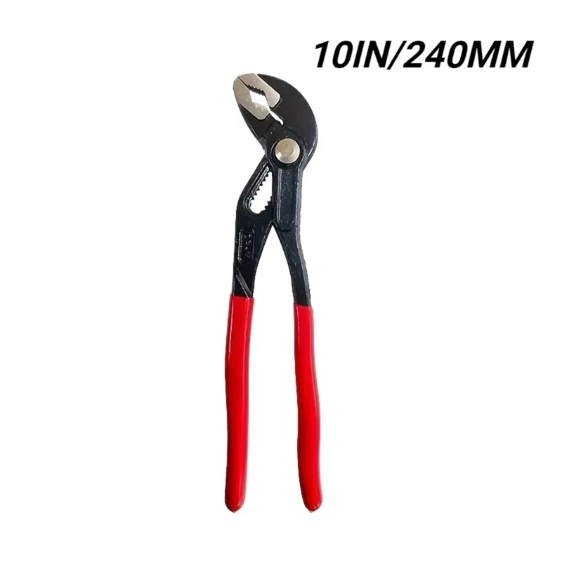 8Inch 10Inch 12Inch Water Pump Pliers Plumbing Pliers Large Opening Universal Wrench Push Button Quick Adjustable Pliers