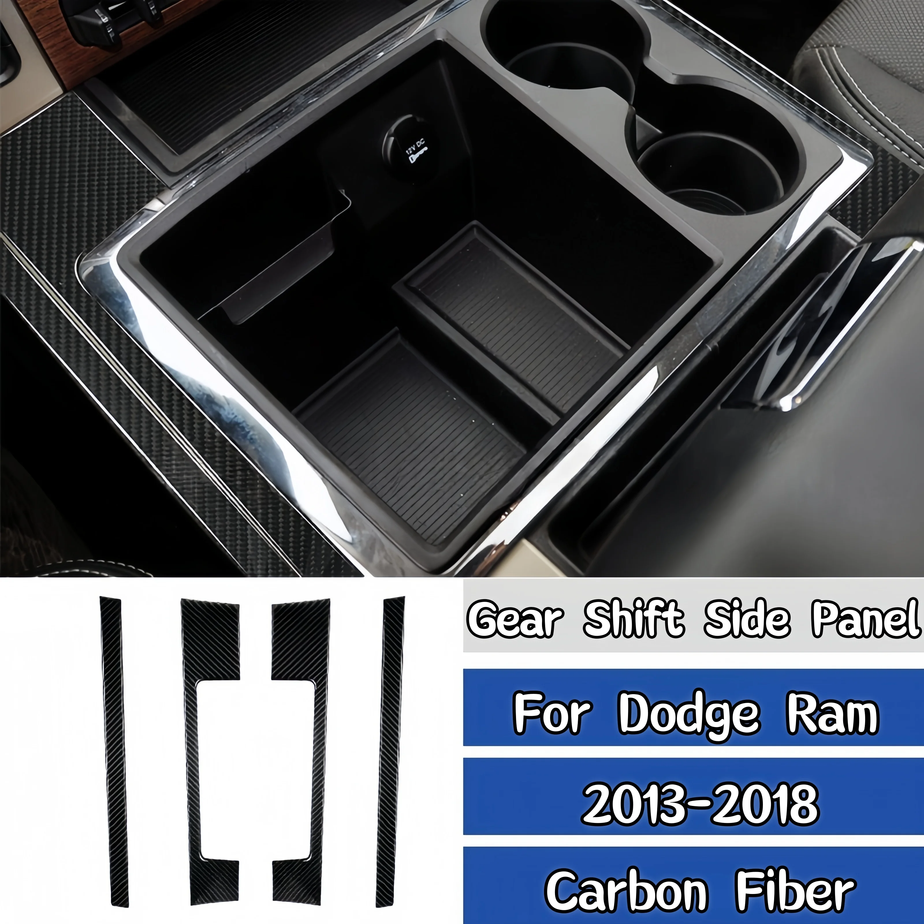pour-dodge-ram-1500-2013-2018-garnitures-decoratives-en-fibre-de-carbone-pour-le-panneau-lateral-de-la-console-de-vitesses-accessoires-autocollants