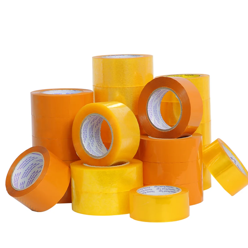 

42mm width clear yellow Tape Packing Tape,Clear Packaging Tape ,Shipping Tape for Moving Boxes, Shipping, Office Moving Boxes