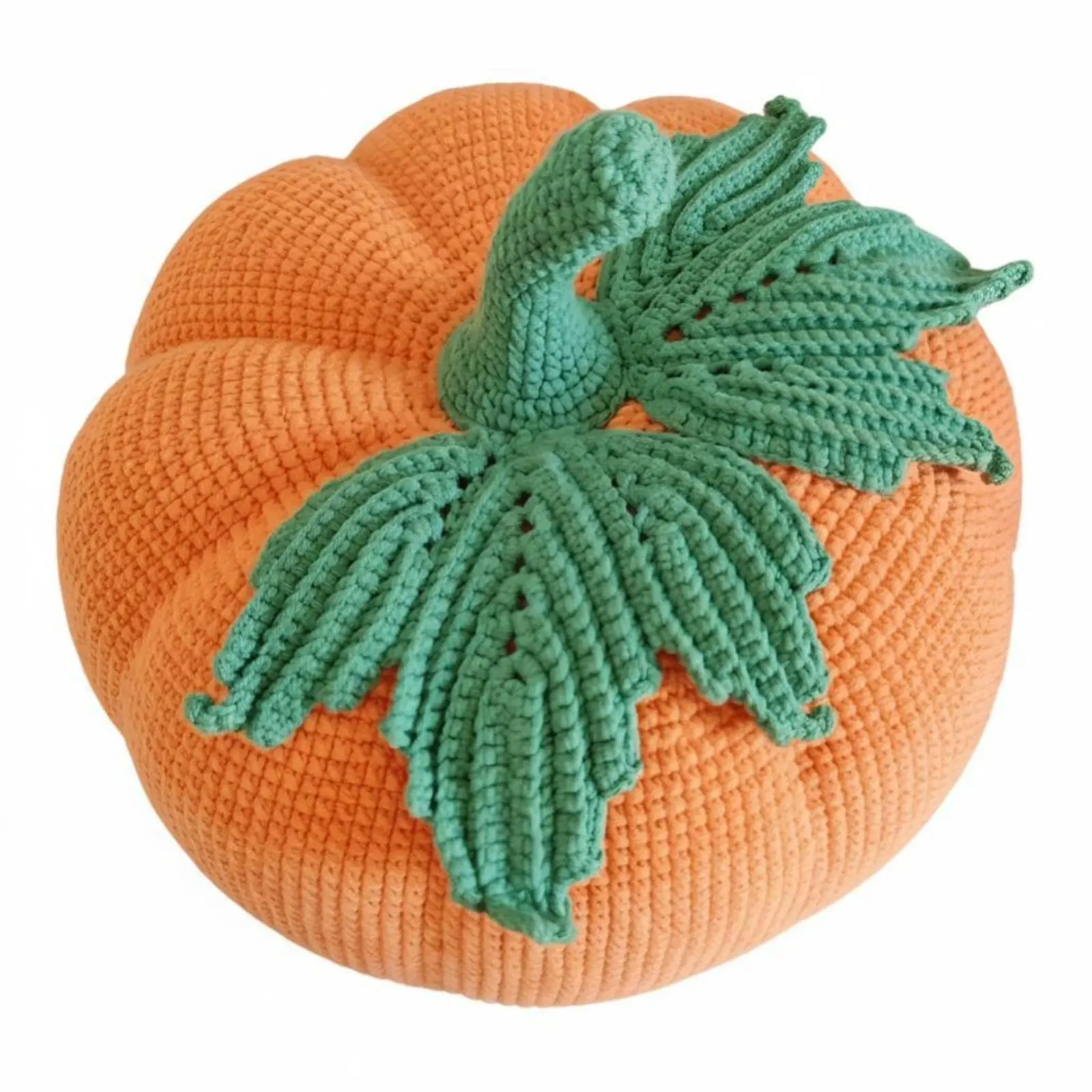 

Handmade DIY Yarn Pumpkin Knitted Pillow, Decorative Kit, Soft Sofa Throw Pillow, Home Decor