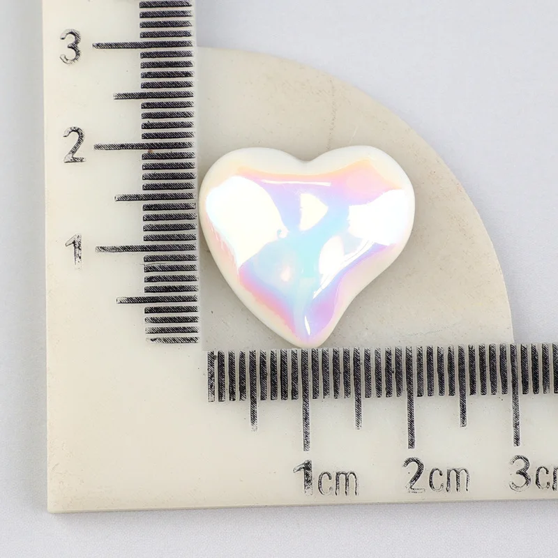 20pcs Vintage Dazzling Heart Round Star Button Resin Cabochon Flatbacks Fit Phone Deco Parts DIY Embellishments Accessories