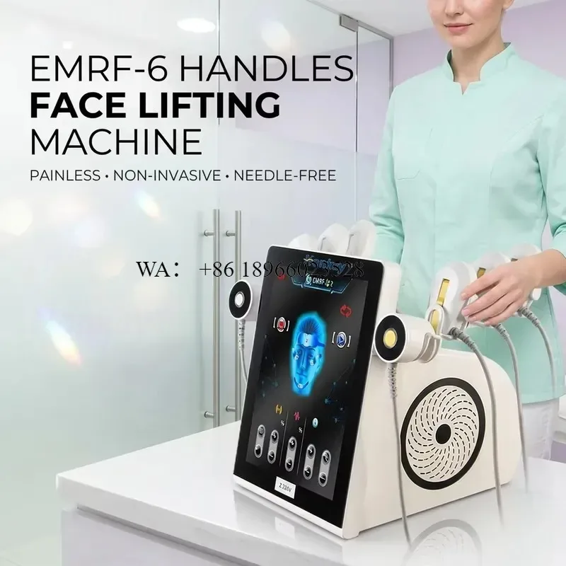 WMWMNU for Home Use Face Neck Lift Massager Beauty Instrument EMS Facial Lifting Vibration Device