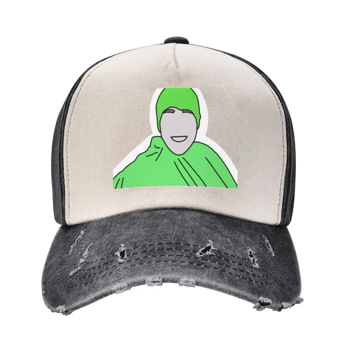 Jenna Marbles Green Screen Baseball Cap Visor Hat Baseball Cap Rave Ball Cap Hats Man Women's