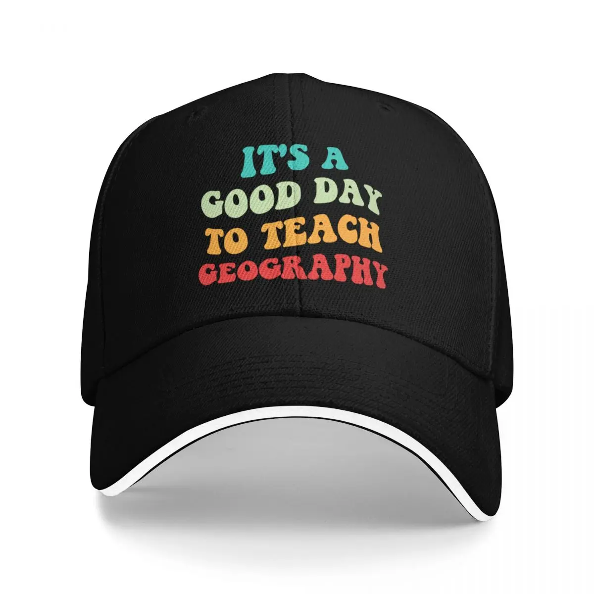 

It's A Good Day To Teach Geography I Baseball Cap winter hats for men Hat Baseball Cap Hat Luxury Brand Hats For Women Men's