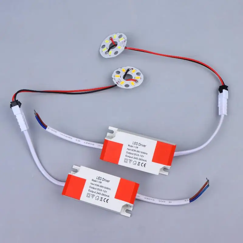 New Sale High Brightness LED 5730SMD Lamp Bead Light Board Bulb Round Transformation Light 3W-36W With Led Power Supply Driver