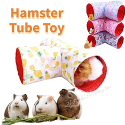 Hamster Cage Tunnel for Rat Warm Hamster Tube Toy Bed Cage for Hamster Rabbit Guinea Pig Small Animals