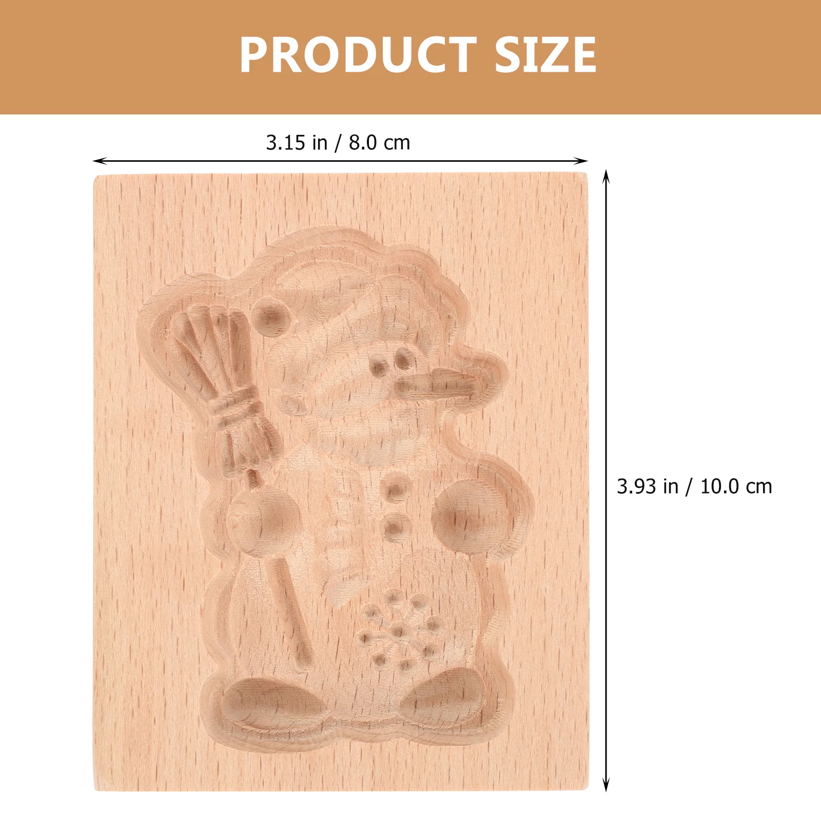 

Wooden Cookie Molds Baking Tools Multi Functional Smooth Touch Comfortable Use Excellent Practicality Wood Cookie Mold