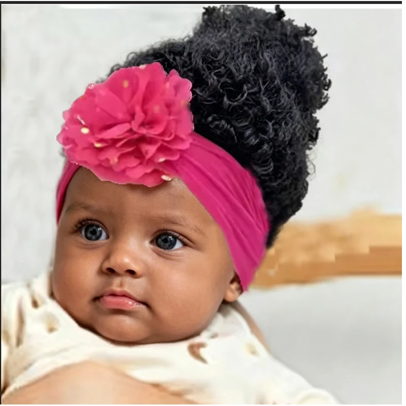 Hair Wigs Hat for Girls Headband Wig Head Band Cute Girl Short Hair Wigs for Kid Accessory Gorros Para Bebé,шапка Зимняя Детская