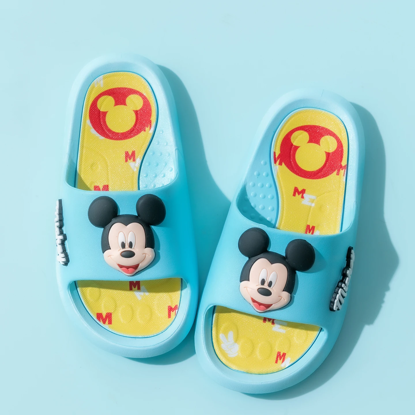 

Disney Summer Children Casual Slippers Breathable Non-Slip Home Bathroom Beach Kids Soft Slippers Boys Girls Indoor Shoes