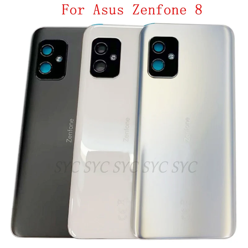 Back Cover Rear Door Case Housing For Asus Zenfone 8 ZS590KS Battery Cover Repair Parts